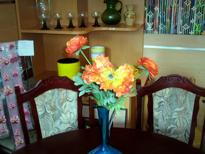 Blumen auf dem Tisch