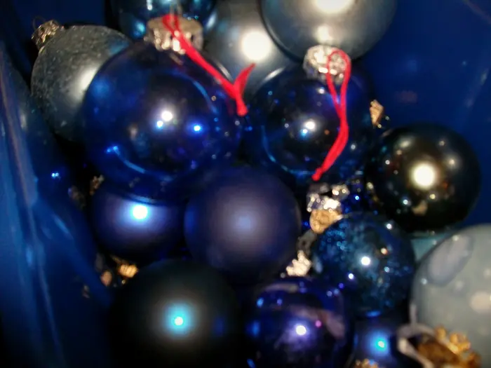 Blaue Kugeln